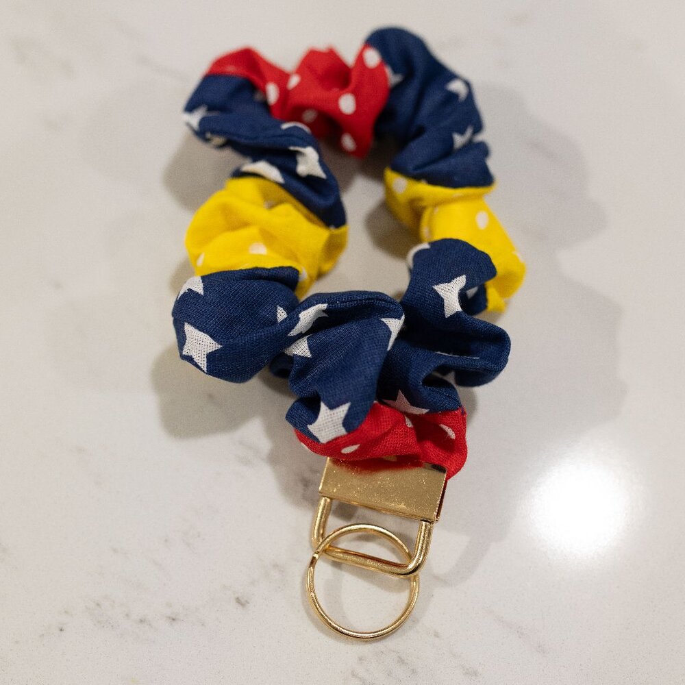 Made to Order - Venezuela Inspired Scrunchie Keychain